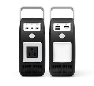 Batterie externe portable pour extérieur, alimentation de secours AC 110V/220V, stockage d'énergie universel, lampe torche, lithium-ion, solaire - Product Image 4
