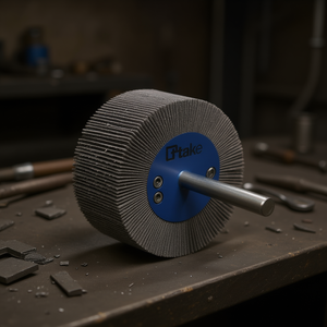 Disque à lamelles abrasif Ttake 30x20 mm, tige de 6 mm, grain 80, pour le meulage du métal - Product Image 3