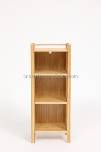 أثاث منزلي Bamfox 3 طبقات من الخيزران خزانة مستدامة متعددة الأغراض وحل تخزين مخصص - Product Image 3