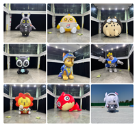 Mascotte géante personnalisée de dessin animé, personnage de dessin animé gonflable pour la décoration d'événements, peluche publicitaire gonflable pour la publicité commerciale