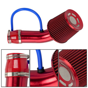 Kit de modification de filtre à air de voiture, tuyau d'admission d'air froid en alliage d'aluminium de 76mm, ajustement universel pour mise à niveau et modernisation - Product Image 4