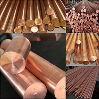 Barra de Cobre Industrial de Aleación ASTM CC18700, 10 mm de Diámetro, 99.9% Cu, Longitud Personalizada, Soldadura, Bajo Precio, Proveedor Chino en Stock