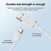 Kabel Data Fast Charge Micro USB Bahan PVC Transfer Data Kabel Pengisian Daya Tipe-C Micro USB