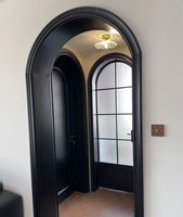 Ventanas Francesas de Aluminio con Rejillas Insonorizadas de Fábrica con Certificación CE ISO9001, con Barras de Vidrio Opcionales