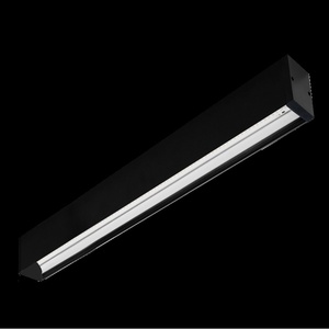 Luce da soffitto lineare nera 560 mm 18W - terminale a blocco - 3000K-4000K-5000K - 2520 lm - IP20 - ideale per illuminazione generale e - Product Image 1