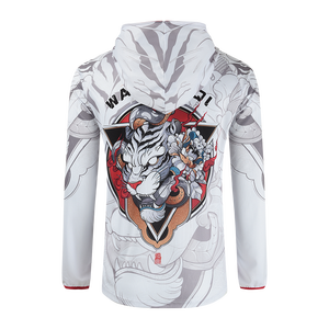 Protección UV personalizada UPF 50+ <span class=keywords><strong>traje</strong></span> de pesca de manga larga, transpirable y de secado rápido, camisa de pesca para hombre, - Product Image 3