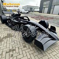 Modèle de voiture de course F1 poli à la main de haute qualité, artisanat métallique, décoration d'intérieur, thème sportif, collection Nouvel An