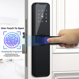 Serrure de porte intelligente NFC de haute qualité avec empreinte digitale, serrure d'hôtel Wi-Fi avec fonction antivol, fabriquée en alliage d'aluminium - Product Image 5