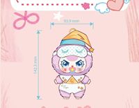 Vente en gros de figurines en peluche Babythree Good Baby authentiques, boîte mystère, poupée mignonne, figurine bb3, ornement, thème cinéma et télévision, cadeau d'anniversaire