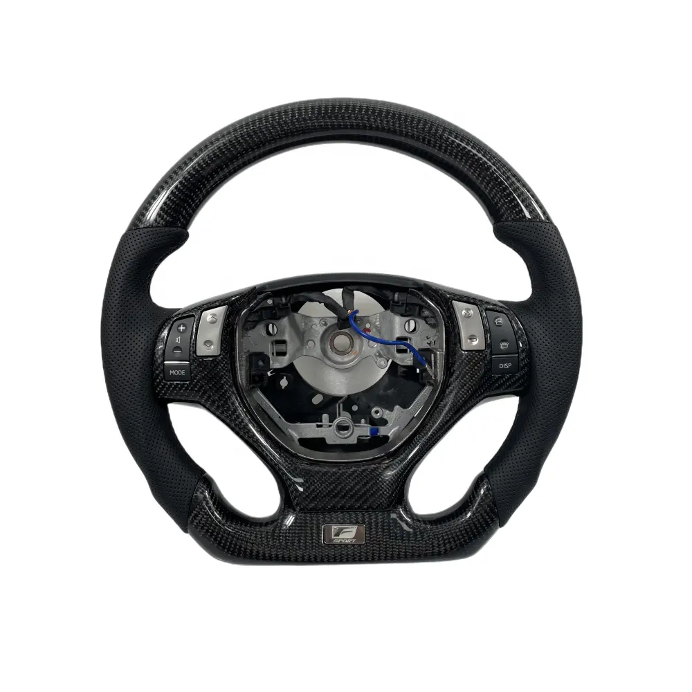 Customized carbon fiber steering wheel black leather suitable for Lexus gs200t gs250 gs350 rx350 rx450 es350 es300 2012-2014
