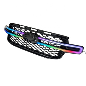 ฝาครอบกระจังหน้ากันชนสีดำเงาพร้อมไฟ LED สำหรับ <span class=keywords><strong>Ford</strong></span> <span class=keywords><strong>Ranger</strong></span> T9 Wildtrack อุปกรณ์เสริมกระจังหน้า<span class=keywords><strong>2022</strong></span> - Product Image 3