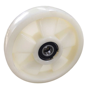 Fabricants 18050 6070 8060 8070 roue en <span class=keywords><strong>nylon</strong></span> Chariot élévateur manuel Transpalette manuel/roue de cric - Product Image 4