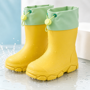 <span class=keywords><strong>Botas</strong></span> de Lluvia para Niñas, Impermeables, de Goma, Ligeras, Antideslizantes, con Suela Suave - Product Image 2