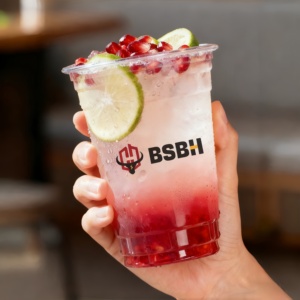 Vasos Desechables <span class=keywords><strong>de</strong></span> Plástico para Mascotas BSBH al por Mayor con Logotipo Personalizado, Vasos Transparentes con Tapas para Té <span class=keywords><strong>de</strong></span> Burbujas, Café y Refrescos - Product Image 2