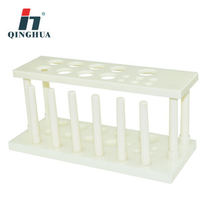Soporte para tubos de ensayo de 9 orificios Qinghua J02306, soporte multifuncional de plástico para tubos de ensayo para laboratorios de química de escuelas secundarias, enseñanza - Product Image 1