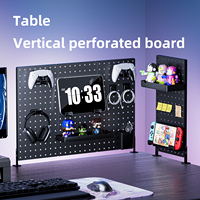 Nouvelle planche de rangement de bureau en métal de petite taille, avec installation simple par clip, idéale pour organiser les espaces désordonnés.