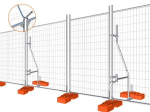Úc tiêu chuẩn Di động Tổ chức sự kiện hàng rào xây dựng hàng rào di động tạm thời - Product Image 2