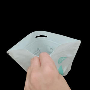 Лидер продаж, 100 хлопковые шарики/одноразовые тампоны, синяя сумка на молнии, одноразовые тампоны, многоразовый пластиковый упаковочный пакет - Product Image 5