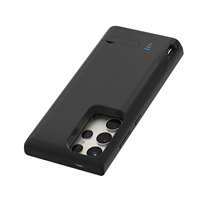Meilleures ventes S25 Ultra Étui de téléphone portable de secours avec chargeur sans fil, batterie externe souple en TPU pour Samsung S24 S23