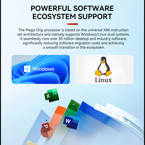 Mini BPC-103 Mini Industrial PC Intel 8G DDR4 RJ45 <strong>Linux</strong> Win10 UOS Hot-selling Domestic Phytium2000 KX6000 Embedded Computer - Product Image 2