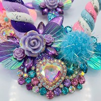 Autocollants de bijoux pour le visage en forme de corne, strass autocollants en cristal pour l'art corporel des enfants, idéaux pour les fêtes et festivals