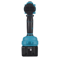 Perceuse à percussion rechargeable au Lithium bleu 10mm Tournevis électrique sans balais pratique pour usage domestique OEM personnalisable