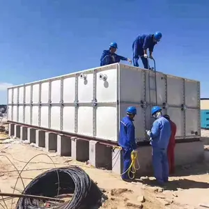 Récipient de stockage en plastique de 80000 litres Réservoir d'eau potable de 21100 gallons