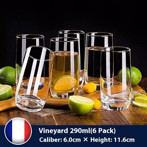 Luminarc Set di 6 pezzi bicchiere di <span class=keywords><strong>acqua</strong></span> dritto trasparente resistente al calore a prova di esplosione bicchieri di vetro include tazza di succo di tè tazza - Product Image 6