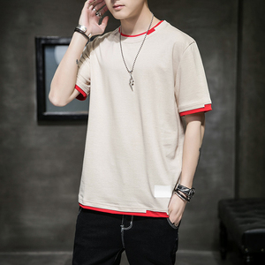 T-Shirt da <span class=keywords><strong>Uomo</strong></span> <span class=keywords><strong>di</strong></span> Alta Qualità, Nuova Collezione, Manica Corta, 100% Cotone, Moda Trendy, Vestibilità Comoda, Casual - Product Image 2