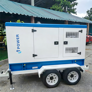 Generador Diésel Silencioso de Arranque Eléctrico CE/ISO 100KVA, Trifásico 220V/380V/480V 50/60Hz, Arranque Automático/Remoto, ATS, Remolque - Product Image 1