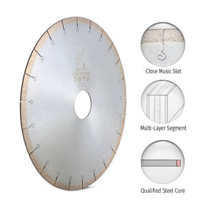 2024 nueva venta directa de fábrica 12 pulgadas 300mm hoja de sierra de diamante de corte silencioso para corte rápido losa de roca cerámica granito mármol - Product Image 1