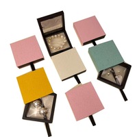 Boîte d'emballage de luxe à tiroir, personnalisée, écologique, portable, pour produits de beauté, faux cils, ongles à presser et bijoux fins