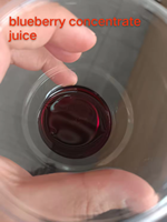Concentré de Myrtille Naturelle, Extrait Pur de Fruit, Arôme Riche de Baies, Qualité Alimentaire pour Boissons, Thé au Lait, Vin
