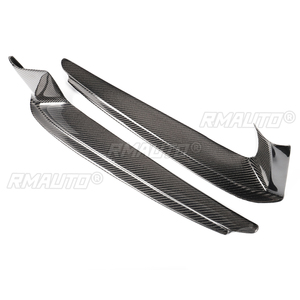 For Porsche 911 992 2019-2022 Carbon Fiber Front Lip AirInlet Wind Blade <b>Decorative</b> Cover <b>Car</b> Retrofit <b>Decoration</b> Accessories - Product Image 4