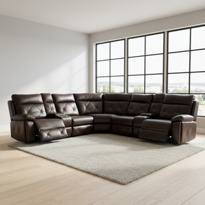 Canapé de salon ergonomique <span class=keywords><strong>Frank</strong></span> à 6 places avec éclairage LED pour les grands rassemblements familiaux et les espaces sociaux - Product Image 2