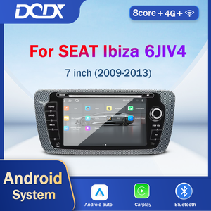 Lecteur multimédia Android 15 pour Seat <span class=keywords><strong>Ibiza</strong></span> 6J IV4 2009-2013, autoradio double DIN avec Carplay sans fil, écran HD - Product Image 1