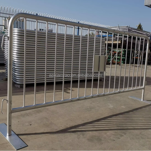 Abbiamo magazzino in USA rimovibile in acciaio per la sicurezza stradale barricata temporanea recinzione concerto per il controllo della folla pedonale barriera - Product Image 4