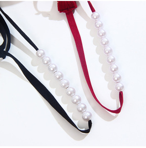 Slip Trasparenti per Ragazze Giovani, <span class=keywords><strong>Perizoma</strong></span> <span class=keywords><strong>a</strong></span> T con <span class=keywords><strong>Fascia</strong></span> Elastica Intrecciata e Logo Personalizzato, Lingerie Sexy - Product Image 6