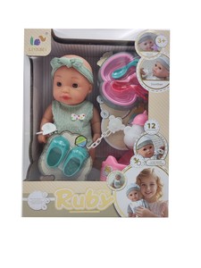 EPT 12 Zoll 4 Sounds Dress up OEM Baby <span class=keywords><strong>Doll</strong></span> Baby Kids Puppenspiel zeug - Product Image 2