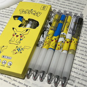 Promotionele Stationaire Cartoon Poke Pika 0.5Mm Zwarte Gel Pen Kids Cadeau Student School Schattige Plastic Kawaii Cartoon Gel Pennen - Product Image 3