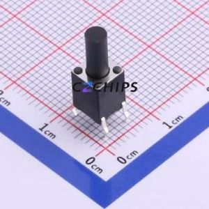 K2-6645DP-W4SW-04 Tactile Switch Through hole Component (THT)-4P,6x6mm Switch 2.5N Through Hole 6mm 6mm - Product Image 1