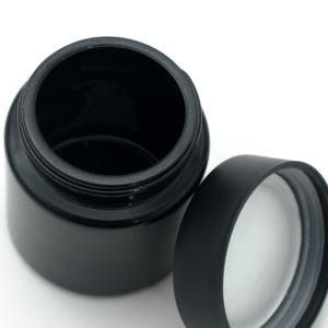 Cannacoast 1oz 2oz 3oz 4oz 6oz <b>Airtight</b> Child Resistant CR Black Glass <b>Jar</b> For Dry Flower Herb Tobacco Concentrate Packaging - Product Image 6