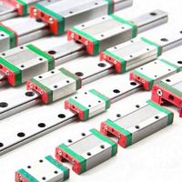 REALMAX D-30 Vis à billes, guide linéaire, rail noir et vert, bloc carré standard, transmission de précision avec blocs coulissants