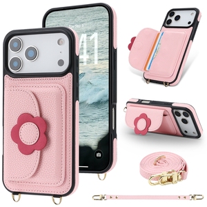 Funda con Soporte y Correa para <span class=keywords><strong>iPhone</strong></span> 17/17 Pro/17 Pro Max, Tipo Cartera - Product Image 5