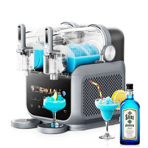 Machine à slush commerciale 1,8 L*2, machine à boissons glacées, machine à slush, machine à glaces. - Product Image 1