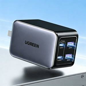 Chargeur mural USB-C GaN UGREEN 65W avec 4 ports pour téléphone, ordinateur portable, tablette – Adaptateur de charge rapide PD 3.0 avec prise pliable - Product Image 5