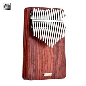 K17A Piano de pulgar portátil de 17 teclas Kalimba Mbira <span class=keywords><strong>Sanza</strong></span> Padauk con bolsa de almacenamiento Estuche de transporte Pegatinas de libros de música Tuning Hamm - Product Image 4