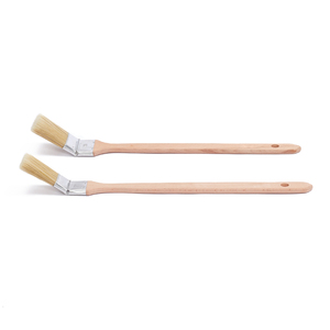 Pennello con Manico in <span class=keywords><strong>Legno</strong></span> Curvato <span class=keywords><strong>per</strong></span> Trattamento Pareti e Pulizia Radiatori - Product Image 1