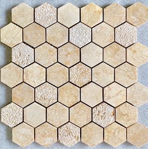 Faith Stone Best Price Natural Marble Mosaic <strong>Tile</strong> Kitchen Backsplash <strong>Floor</strong> <strong>Tile</strong> Marble <strong>Hexagon</strong> Mosaic <strong>Tile</strong> - Product Image 4