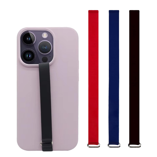 Flexible Phone Case Grip with Clip Silicone Cellphone Strap Holder Finger Grip Strap As Phone Loop Holder